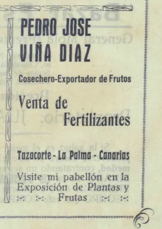 Programa Bajada de La Virgen, 1945.
